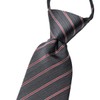 Michiko Korondon MKZP-27-C One-Touch Necktie Brand, Striped Pattern, Gift, Stylish,
