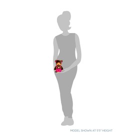 Mother with Baby Monchhichi Monc Hichi Girl Girl Pink Dress Baby Mamma