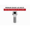 20 Pcs Lug Bolts Conical Bolt 12x1.50 Thread 27mm Shank