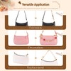 TINKRSTUFF 4Pcs Bag Extender Chain (Multishapes and Pearl) Purse Extender