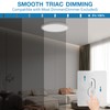 15.8 Inch Dimmable Large LED Flush Mount Ceiling Light 2