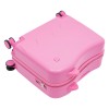 18" Kids Ride-On Suitcase Children Rolling Luggage Case Password Lock
