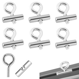 AOROPS Kederstopper 8-10mm, 6 Stück Kederstopper Blockierungskit für Kederschiene, Camping Blockierungskit Kederschiene Zubehör für Wohnmobil Caravan Boot Campervan