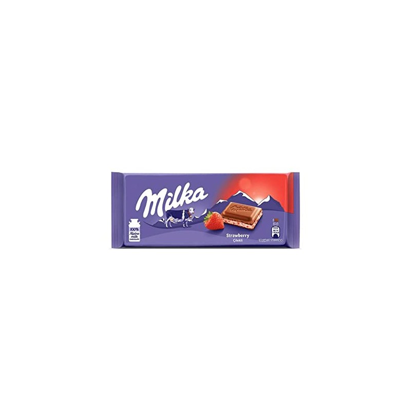 Milka Strawberry Yogurt 100g