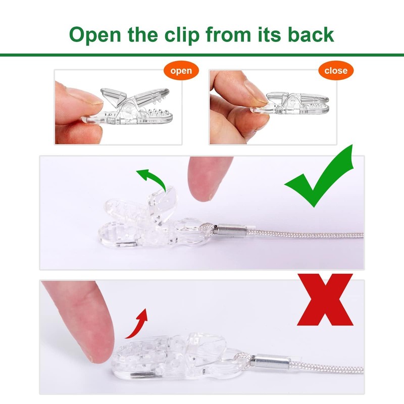 YorkSound Set of 4 Hearing Aid Clips, Anti-Lost Hearing Aid