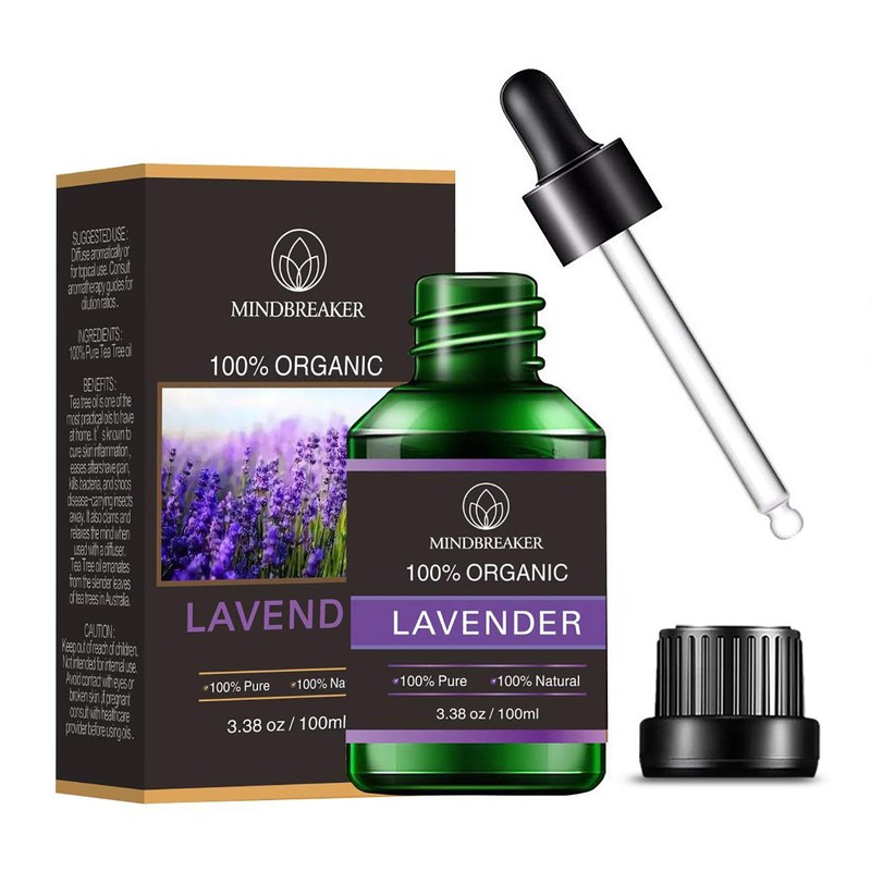 Organic Lavender Essential Oil, Scented Oils with Organic Aromatherapy 100%