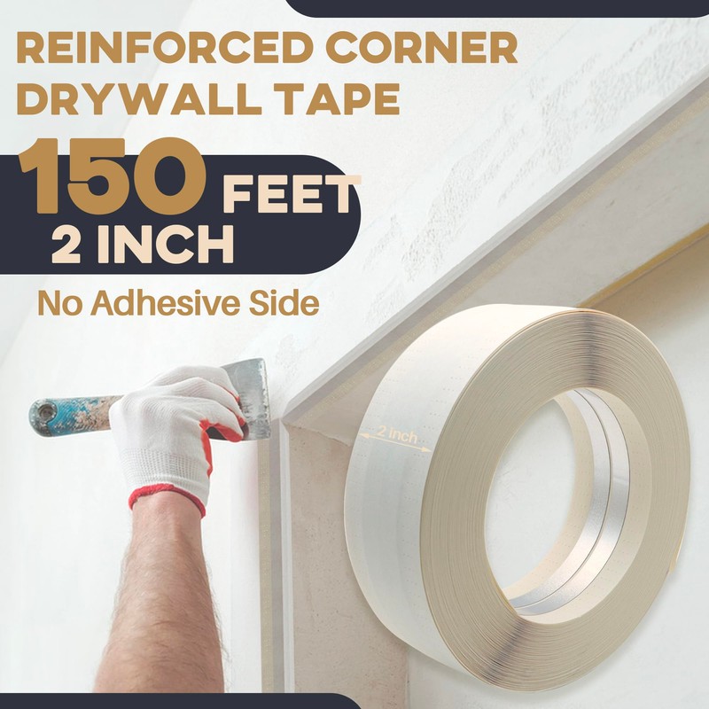 Terixe Drywall Corner Tape - 150 Ft Roll Reinforced Drywall