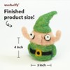 Woolbuddy Needle Felting Kit - Elf Christmas, Complete Felting Kit