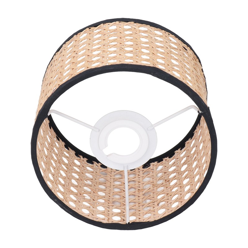 Rattan Lamp Shade Universal Rattan Woven Lampshade Lamp Cover for