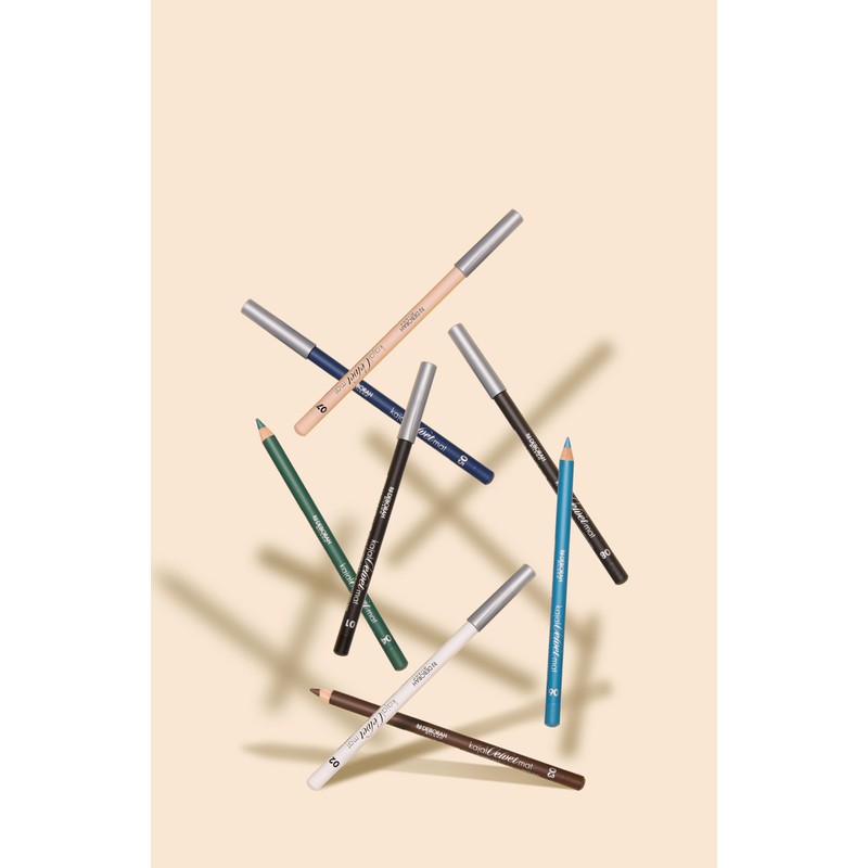 Deborah Milano Kajal Kajal Velvet Mat, 05 Blue, Long-Lasting, Ultra