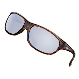 Rapala Unisex Fishing Sunglasses, Silver/Brown