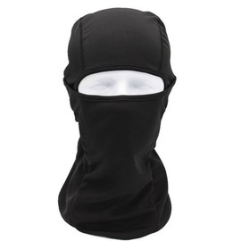 HFDA 7in1 Balaclava Face Mask Windproof Neck Warmer Breathable Hood Quick Dry Cycling Headgear (Black)