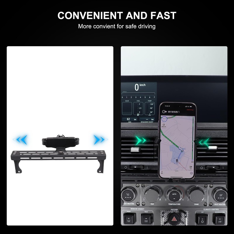 Tumukiw Compatible with INEOS Grenadier 2020-2024 Car Phone Mount and