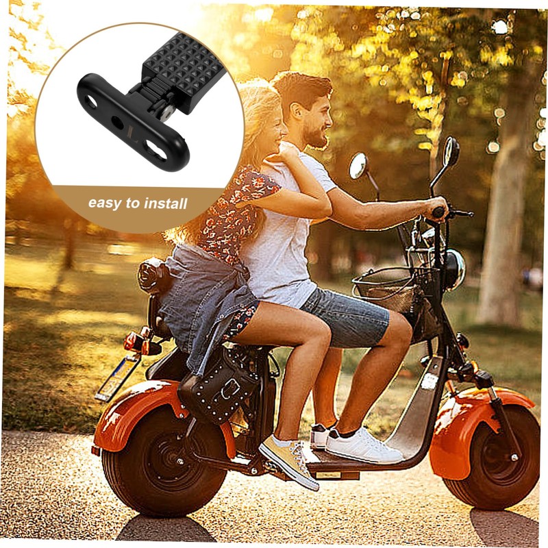 CHILDWEET Electric Moped Foot Peg Replacement 43-51mm Spacing Folding Pedal