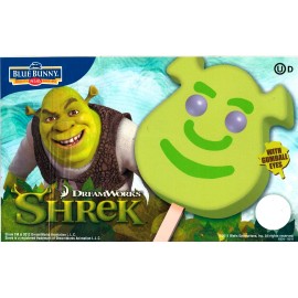 2011 Blue Bunny Vintage Dream Works Shrek Ice Cream Sticker Truck Decal 8"x5"