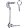 Hardware Essentials 851936 Safety Hook and Eye Latch Zinc 6"