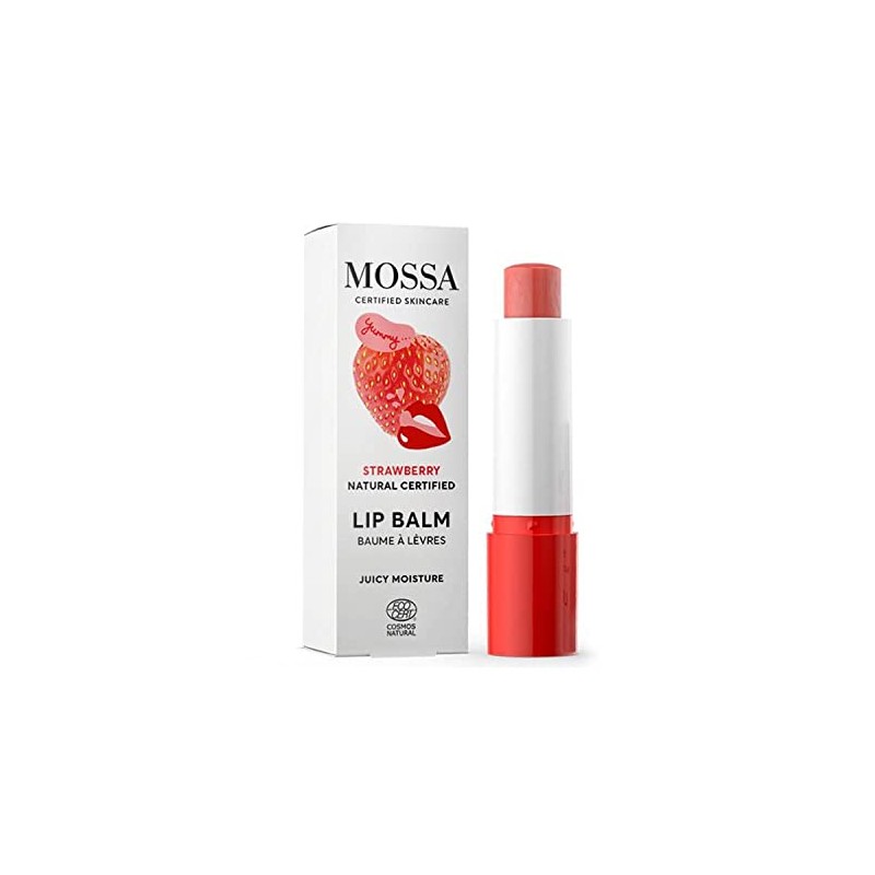 MOSSA Strawberry Balsamo Labial Juicy Moisture 1UN