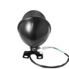 5.5" Motorcycle Headlight Front Round Visor Light Lamp Black/Chrome For