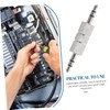 LABRIMP 4pcs Male to Male Audio Plug Cable Extender Stereo