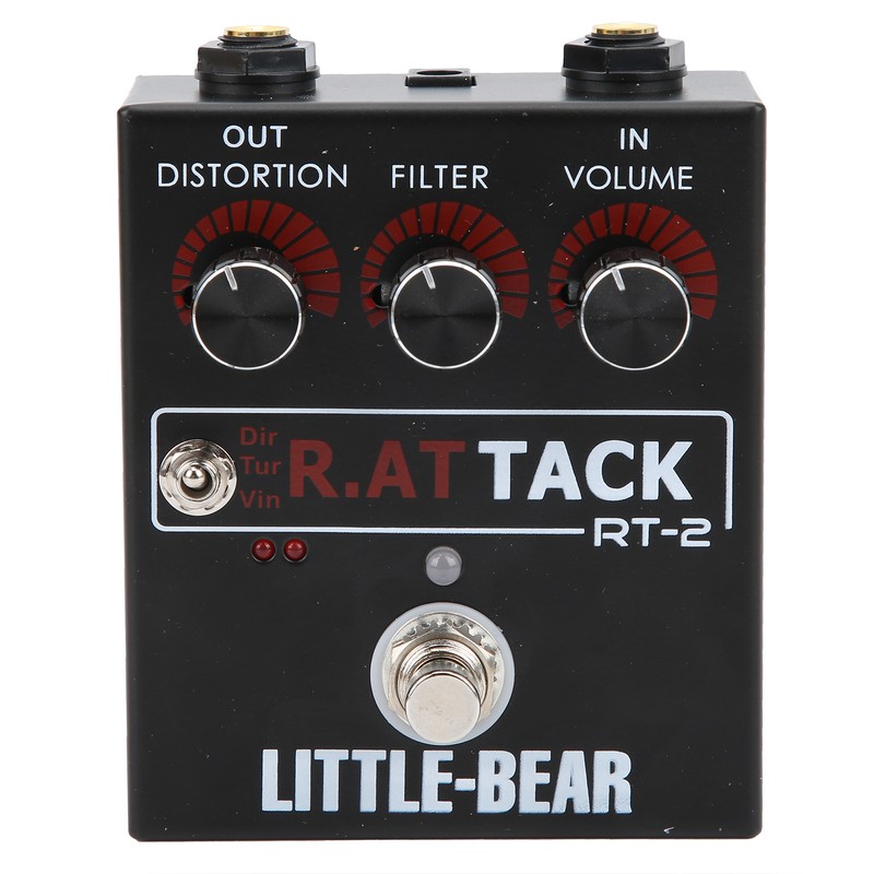 Guitar Distortion Effector Electric 3‑Level for RAT Tone Single Effect