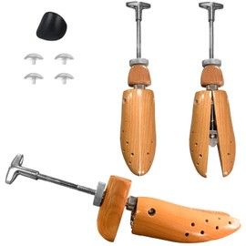 eachway Premium Professional Wooden Shoe Stretcher for Men & Women,4-Way Shoe Widener Stretcher Expands Length & Width for Wide Feet M for Women (Size 9-12) 1pcs