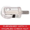 Starrett Small Hardened Roller Contact with Knurled Check Nut -