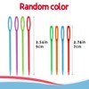 LUNARM 50PCS Yarn Needles Set Assorted Plastic Big Eye Sewing