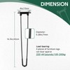 MYFULLY 4Pcs Folding Hairpin Table Legs | 16.5 Inch Hairpin