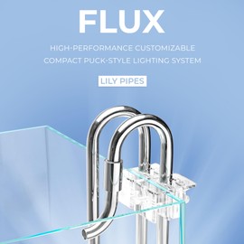 Aqua Worx Flux Stainless Steel Lily Pipes - Inflow & Outflow Water Pipe - Aquarium Water Tubing for Planted Aquarium, Lily Pipe Set for Rimless Tank - Aquarium Supplies - Standard 12/16MM (1/2 in)