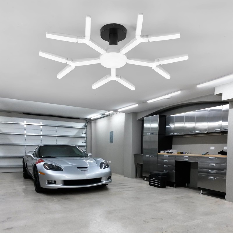 Ofenrd 2 Pack Garage Light Super Bright 6500K LED Ceiling
