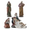 Set of 4 Jesus of the Cross Easter Nativity Scene