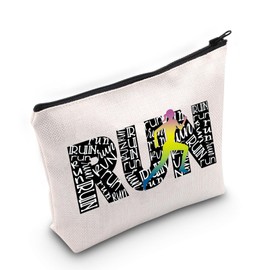 Running Lover Gift Female Runner Survival Kit Marathon Lover Cosmetic Bag Running Team Inspired Gift (Run)