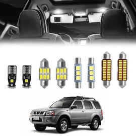 White LED Interior Lights Compatible with Toyota Sequoia 2001 2002 2003 2004 2005 2006 2007 Super Bright 6000K White Replacement Bulbs Map Lights & Dome Lights & Vanity Mirror Lights-18pcs