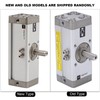 Pneumatic Rotary Actuator Aluminum Alloy Double Sealing Powerful Rack Type