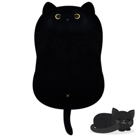 iBccly Black Cat Plush Toy Pillow,Soft Doll Plushie Pillow,Stuffed Animal Soft Pillow Baby Toys Shape Design Sofa Decoration