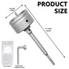 FROOOK 4-1/2" Concrete Hole Saw, Tungsten Steel Core Bit with