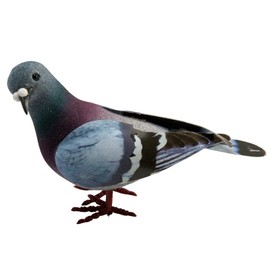 Simulation Foam Pigeon Model,Artificial Imitation Animal Fake Pigeon Home Garden Ornament Miniature Decoration (Color:Random)