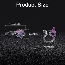 5 pairs Plastic Earrings, findTop 5 Colours Earrings, Snakehead Ear Clips, for woman Ears, Ear decoration