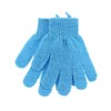 OHPHCALL 1pair Bath Exfoliating Glove Five Fingers Body Scrub Mitt