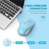 Bluetooth Mouse, JOYACCESS 2.4G Wireless Bluetooth Mouse Dual Mode(Bluetooth 5.0/3.0+USB),