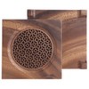 Household Innovative Walnut Square Teapot Mat Heat Insulation Coaster Tea