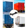 QWORK Shipping Container Lock, 2 Pack 9.8" to 17.3" Adjustable