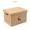 Waterproof multipurpose deer kraft paper box Closet Organization