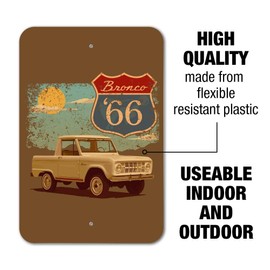 GRAPHICS & MORE Ford Bronco '66 Vintage Home Business Office Sign