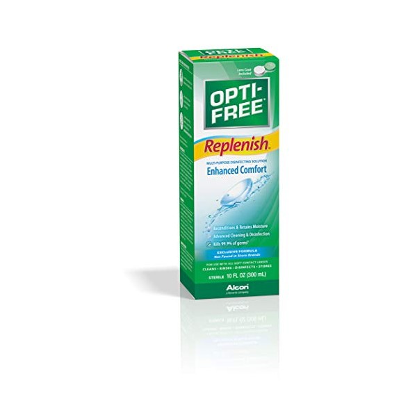 Opti-Free RepleniSH Multi Purpose Disinfecting Solution-10 oz, Twin Pack