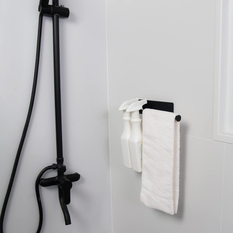 Wowfill Kitchen Paper Holder Magnet Stainless Steel Towel Bar Folding