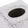 Discoball Tissue Box Cover PU Leather Cube Tissue Holder -