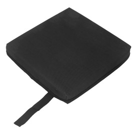 Outdoor Seating Pad Multipurpose Single Layer Sponge Oxford Cloth Chair Back Pad Cushion for Stadium Black