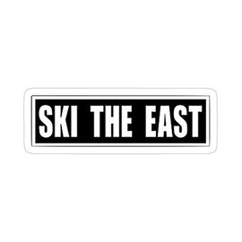 ski The East Decal Sticker - Sticker Graphic - Auto, Wall, Laptop, Cell, Truck Sticker for Windows, Cars, Trucks