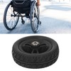 6in Wheelchair Wheel PU Non Slip Wear Resistant Strong Bearing
